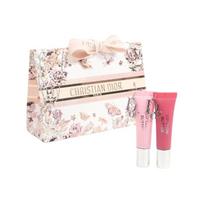 DIOR Jelly Lip Gloss, Double Pack of Lipstick, Gilt Butterfly Limited Gift Bag, Water Glow, Clear, Moisturizing and Plump Lips auksas