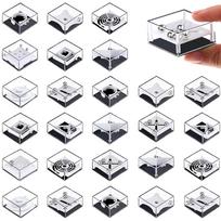 5Pcs Creative Magic Cube Maze Fun Balance Tumbler Beads Maze Palm Building Blocks Maze Game Puzzle Stress Relief Toys