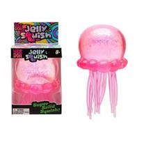 1PCS  Fuzz Ball Jellyfish Squishy Blind Box Series Various Colors Cute Jellyfish Modeling Stress Relief Relax Fun Toy rožinė