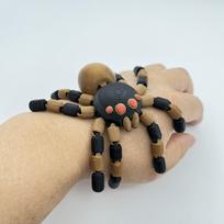 Novelty Creative 3D Printing Spider Toy Model Halloween Home Decoration Horror Spider Joint Movable Spider Toy Creative Gift ruda