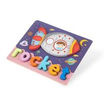 Medinis vaikų eismo kūrybinis 3D dėlionė Montessori statybinis kaladėlė Tangram dėlionė ankstyvojo ugdymo vaikų žodžių rašybos mokymasis