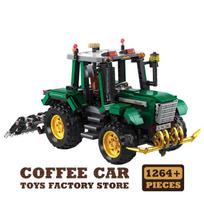 Creative Farmer Truck Building Bricks Farm Harvester Car MOC Blocks Model Tractor Vehicle  Assemble Puzzle Toys Adult Gifts NEW