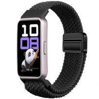 Magnetic buckle Strap For Huawei Band 10/9/8 Smartwatch Accessories Braided Wrist Belt Correa Bracelet Huawei Band 10 pulseira For Huawei Band 10 juoda