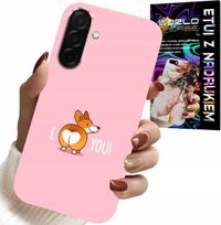 Etui Do Samsung Galaxy A56 5G - Śmieszne Wzory I Love You Piesek Obudowa