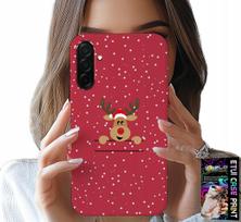 Etui Do Samsung Galaxy A36 5G - Świąteczny Renifer Mikołaj Święta +Szkło