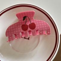 Acetate Starfish Hair Claw Cherry Sea Star Grab Clip Sweet Acetic Acid Hair Clip  Girls rožinė raudona spalva