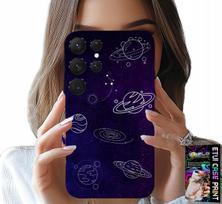Etui Do Samsung Galaxy S22 Ultra - Kosmos Planety Gwiazdy Galaktyka Wzory