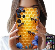 Etui Do Samsung Galaxy S22 Ultra - Pszczoły Ul Plaster Miodu Plecki Case