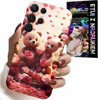 Etui Do Samsung Galaxy S22 Ultra - Misie, Love You, Serca Wiele Wzorów Case