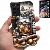Etui Do Samsung Galaxy S21 Ultra - Whisky Cygaro Wzory Dla Mężczyzn Plecki