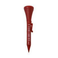 1/2Pcs 6-In-1 Golf Multi-Tool Face Alignment Aid Magnetic Tip Flagstick Rangefinder Ball Marker Club Grooves Cleaner Carbon Pencil Tip Pocket Clip Tee raudona