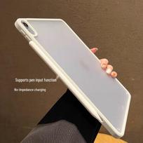 iPad 10th Gen Hard Case: Slim Matte Cover with Pen Holder for iPad Mini 6/7, Air 6, Pro 11-inch iPad Mini 6/7 A17Pro 2021/2024 titano pilka spalva