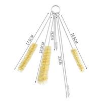 Five-Piece Stainless Steel Brush Set for Teapots and Water Cups nustatyti spalvą