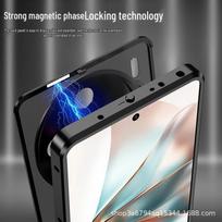Nubia Z60S Pro Magnetic Metal Anti-Fall Phone Case with Spring Buckle Cangling Green Metal Case