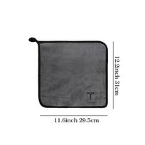 1pcs High-end Microfiber Car Cleaning Soft Quick Drying Cloth for Tesla Model 3 Model S Model X Model Y Roadster Invader Coil