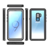 Samsung S9 vandeniui atsparus telefono dėklas: Lauko dviračių sportas, Plaukimas Pilna apsauga, Kritimo apsauga, Sandarus Trys Apsaugos Dizainas