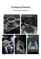 Oppo Find N5 Borderless Buckle Phone Case: Metal Cooling, Drop Protection, Supercar Design. Titanium Silver Buckle Stand Frame