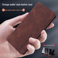Compatible with Huawei Enjoy 90 Pro Max/Plus: Retro Wallet Flip Leather Phone Case with Stand. Huawei Enjoy 90 Plus