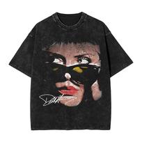 Debbie Harry On Stage Washed Shirts Accessories Harajuku TShirts  for Unisex Women Tee Shirt S