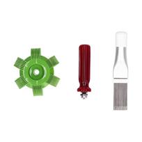 Air Conditioning Cleaning Tool Radiator Condenser Fin Comb Brush Repair Combination Parts įvairiaspalvis