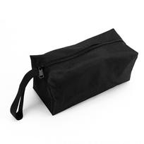 Black Multi-Purpose Oxford Cloth Zipper Tool Bag Portable Wide Opening Tool Pouch For Storage juoda