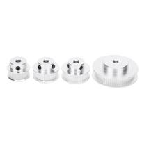 Synchronous Wheel 30/36/ 40/60 Teeth for 3D Printer Milling Machines Accessories Silver