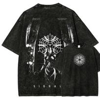 Hot Classic Survival Horror Game Signalis Graphic Print TShirt Unisex Women Retro Washed Cotton Loose Oversized Top Summer New Tee M