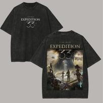 Expedition  Anime Lover Washed Tshirt Year round clothing personality Clothes Plus Size Unisex Yk Short Sleeves Classic soft S