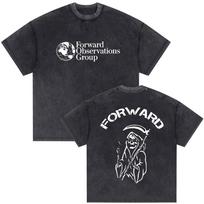 New Mens Clothes Tee Shirt TShirts Tshirt for Men Ropa Hombre Washed Vintage Forward Observations Group Skeleton Graphic M
