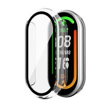 Tempered Glass+PC Case For Xiaomi Mi Band 10 9 8 Cover Accessories Shockproof Full Hard Screen Protector Xiaomi Smart Band 10 9 For Mi Band 10 skaidri