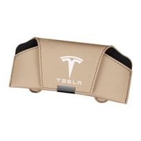 Tesla car glasses box car supplies storage  frame clip sun visor custom car logo Model Y S X Roadster P75D P85D P90D P10