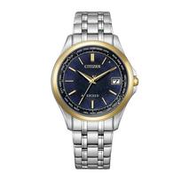 CITIZEN 50 meters waterproof Quartz titanium strap 29.2mm women's watch blue dial EC112768L mėlyna