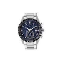 CITIZEN Eco-Drive Series Shubo Titanium Mature and Elegant Photo-Driven Multi-station Radio Wave Optical Quartz Steel Strap Men's Watch Blu AT8154-82L mėlyna