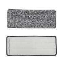 10pcs High Absorbency Microfiber Mop Cloth Self Wring Cleaning Pad  Tile Floors 32x10cm