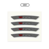 4Pcs Car Wheel Hub Rim Stickers Auto Decor Decals Carbon Fiber Sticker Accessories For Cadillac XT5 XT6 ATS XTS SRX XT4 CT5 CT6