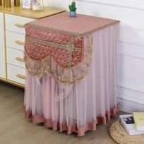 French Drum Washing Machine Dust Cover Hot Selling Fabric Washing Machine Covers Lace Dustproof Washing Machine Cover Frontdoor 60x60x80cm