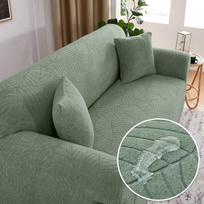 Neperšlampami žakardo sofos užvalkalai 1/2/3/4 sėdynės Tvirtas sofos užvalkalas L formos sofos užvalkalas, apsauginis suolo užvalkalas 1 SEAT (90-140CM)