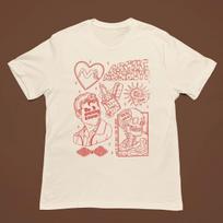 Arctic Monkeys rock tour music band short sleeve white color shirt JJ5759 L
