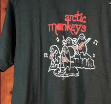 VTG retro Arctic Monkeys band rock T-Shirt Mens Womens Tees Top black Unisex tee All Sizes JJ4164 M