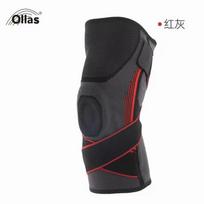 Knee Support Brace with Silicone Spring Pad for Joint Stability and Compression Adjustable Fit for Sports and Physical Activities S raudona