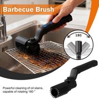 Electric BBQ Grill Brush with Rotating Brush Head Stainless Steel Bristles for Easy Cleaning of Grills and Barbecue Tools One Size