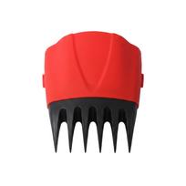 Multi Functional Shredded Meat Tool Chicken Shredder Manual Meat Separator Vegetable Salad Mixer for Kitchen Use One Size raudona