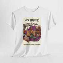 Vintage Airline Playing Cards Graphic Unisex T-Shirt Mens Womens Tees Top Tee, Aviation Lover Gift, Retro 4XL
