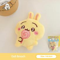 1/3 Pcs Chiikawa Cute Plush Cartoon Doll Pendant Brooch Backpack Keychain Decoration Pendant
