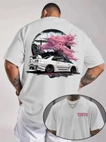 Men's Graphic Tees Trendy Casual Crew Neck Comfortable Sport T-Shirt Printed Short Sleeve Tee for Daily Wear S įvairiaspalvis