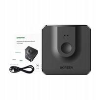Ugreen Przełącznik Switch Rozdzielacz 2X Displayport Dp 4K Z Kablem Usb-C