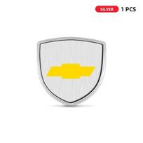 3D Metal Car Body Fender Emblem Shield Stickers Decor Auto Accessories For Chevrolet Cruze Lacetti Captiva SS Z71 Equinox Trax