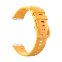 New Silicone Watch Strap Replacement Breathable Bracelet Smart Watch Accessories Watchband for Band 7 geltona