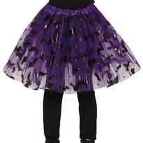 Spódniczka Tiulowa Tutu Fioletowa Halloween 30Cm