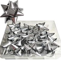 Rozety Przyklejane 11 Cm  Srebrne 15 Szt. 1 Op.
